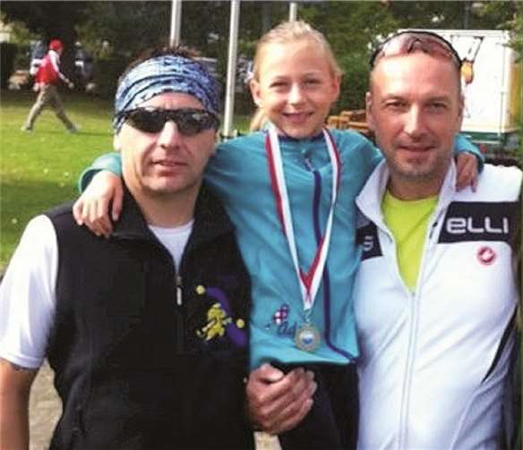 Allen davon gelaufen 