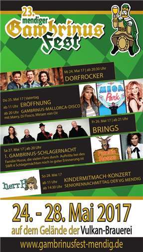 Spektakuläre Highlights und ein bunter Programmstrauß rund ums Bier