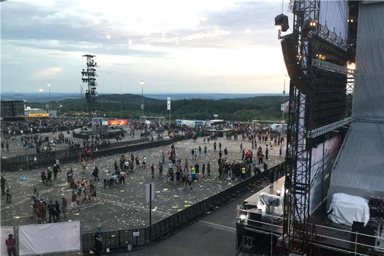 Rockfestival vorzeitig unterbrochen