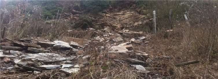 100 Tonnen Gestein lösten sich 