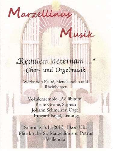 Gedenken an die Verstorbenen