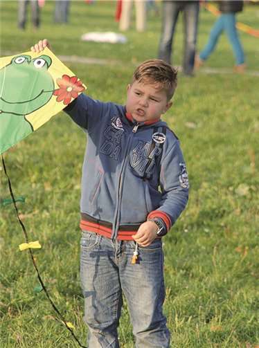 Die Flugrichtung bestimmte der Wind alleine 
