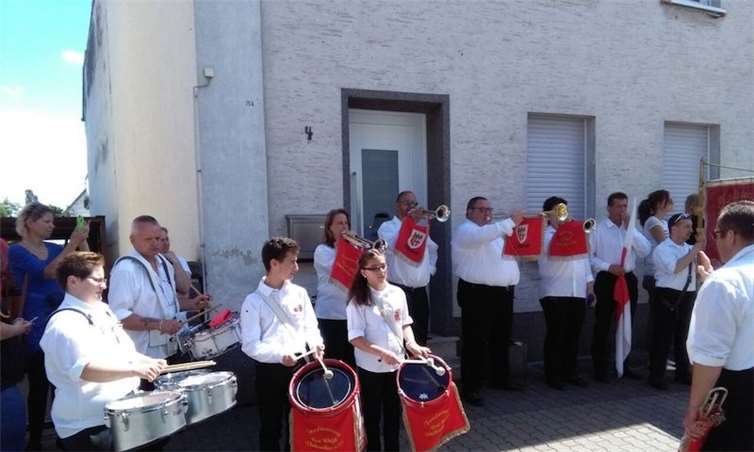 Fanfarenzug ist ein gern gesehener Gast 