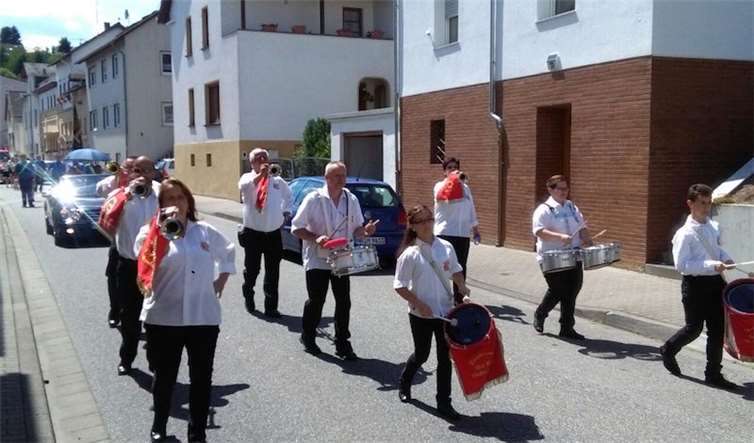 Fanfarenzug ist ein gern gesehener Gast 