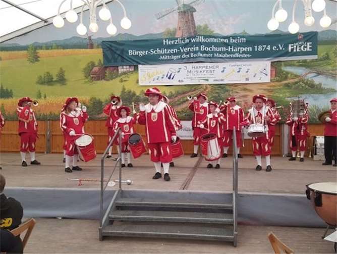 Fanfarenzug ist ein gern gesehener Gast 