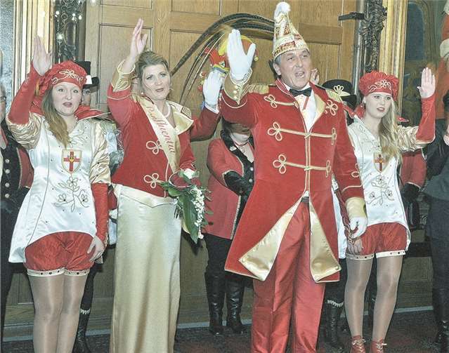 Prinz Markus und Confluentia Gaby sind in den Startlöchern 