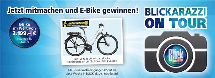 „Blickarazzi“ werden und gewinnen!