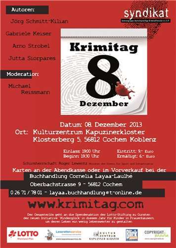 DER KRIMITAG - international, simultan und karitativ! 