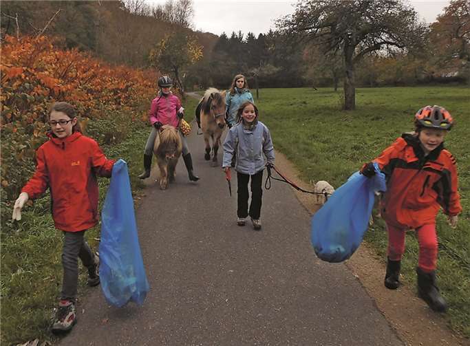 Bunte Natur statt Müll!