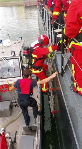 „Regina Rheni“ diente als Übungsort 