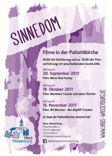 Sinnedom – Filme in der Pallottikirche