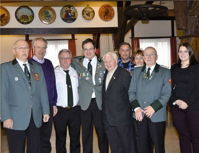 Schützen ehren langjährige Mitglieder