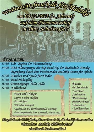 Adventsbasar für Waisenkinder in Kenia 