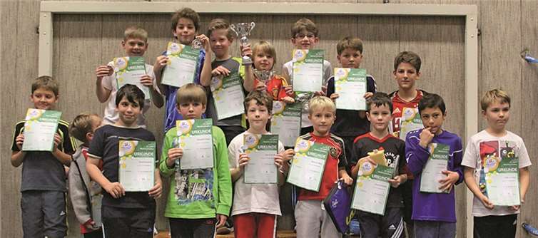 Kleine Leute feiern groß Erfolge 