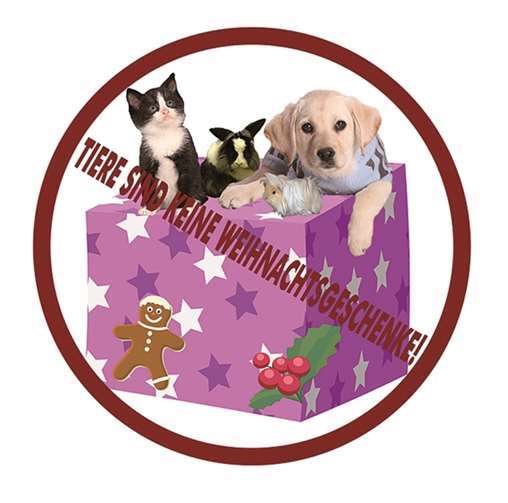 „Tiere sind keine Weihnachtsgeschenke!“