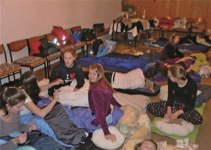 Messdiener-Kirchenschlafen in Urbar 