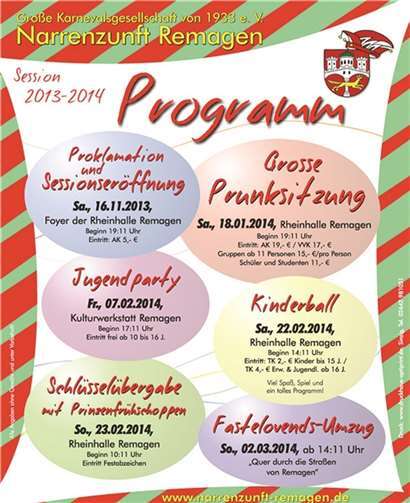 Programm für die kommende Session