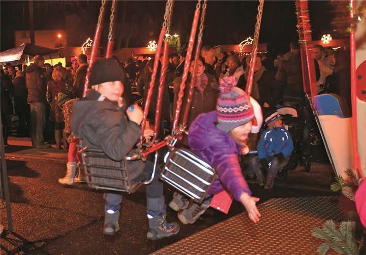 Besinnliches Ambiente auf dem Festplatz
