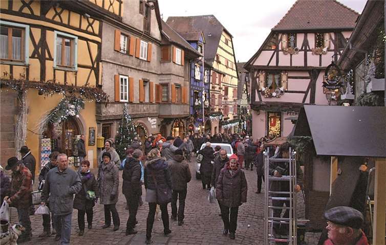 Elsässische Weihnachtsmärkte besucht 