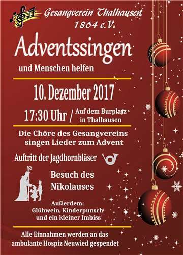 Adventssingen auf dem Burplatz 