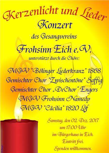 „Kerzenlicht und Lieder“