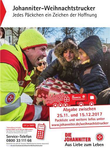 Aktion Weihnachtstrucker hat begonnen