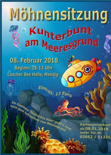 Möhnensitzung „Kunterbunt am Meeresgrund“ 