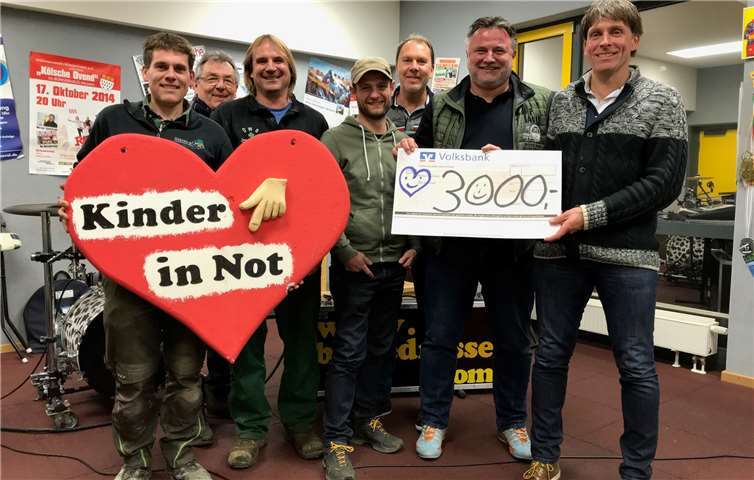 3.000 Euro für Kinder in Not! 