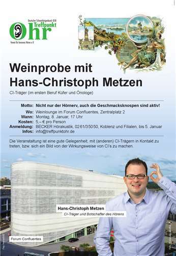 „Nicht nur der Hörnerv, auch die Geschmacksknospen sind aktiv!“ 