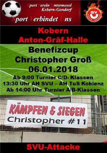 Benefiz-Cup für Christopher Groß 