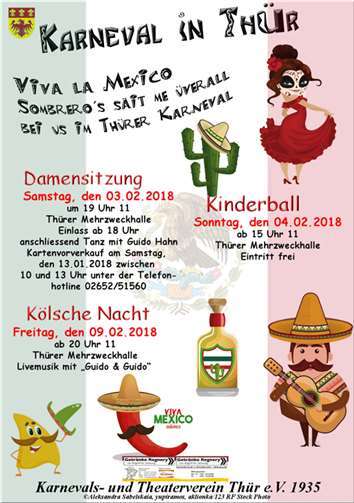 „Viva la Mexico im Thürer Karneval“