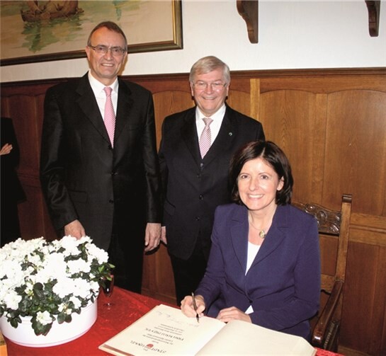 Nach dem Besuch im Forum ging es ins Rathaus