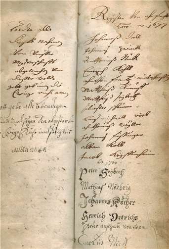 Über 300 Jahre altes Amtsbuch konnte gerettet werden 