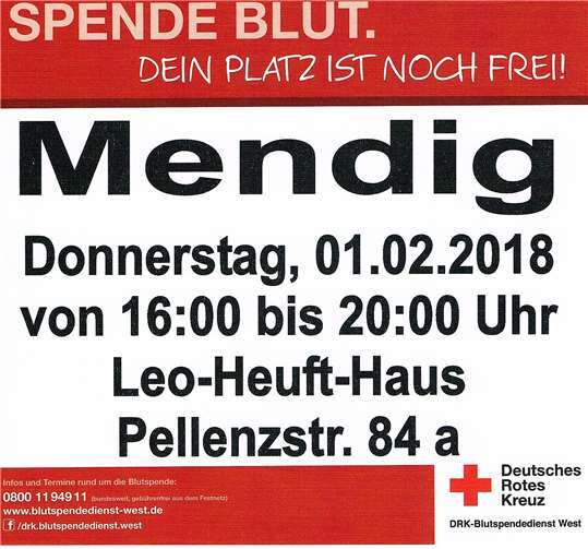 Blut spenden heißt Leben retten 