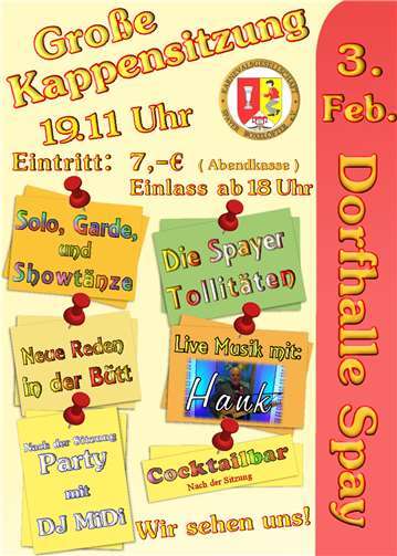 Boxelöfter „Solo“ Kappensitzung! 