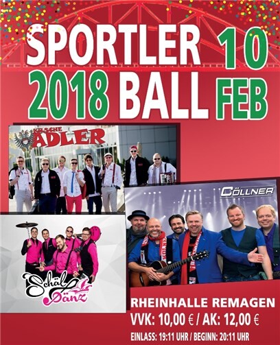 Sportlerball wirft seinen Schatten voraus