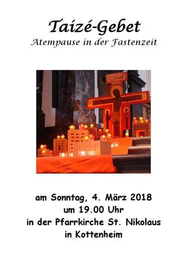 Taizé-Gebet in der Fatsnacht