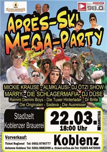 Stars der Partyszene sorgen für ein Riesenevent 