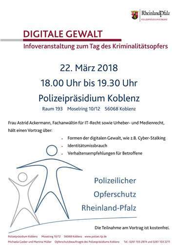 Infoveranstaltung zum Thema „Digitale Gewalt“ 