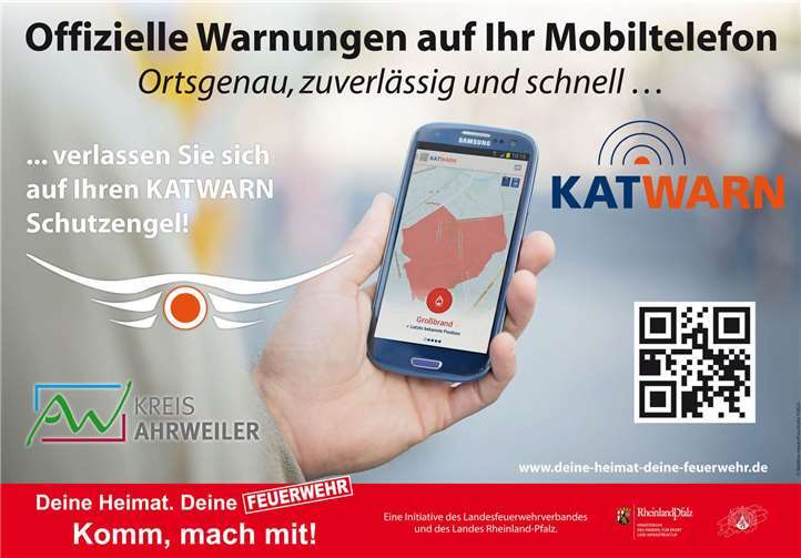 Zusatz-Warnung per App, SMS und E-Mail