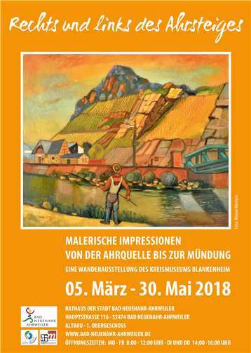 Ausstellung Rechts- und links des Ahrsteigs