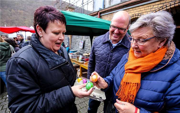 Auch beim Wein spielten Eier eine große Rolle 