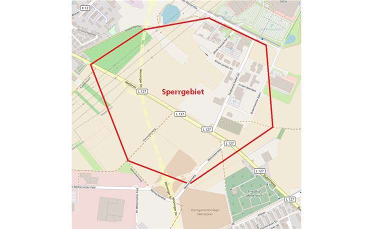 Fund einer Fliegerbombe in Koblenz 