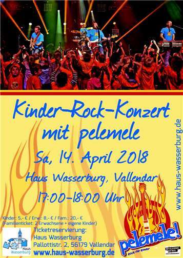 Pelemele gibt Kinder-Rock-Konzert