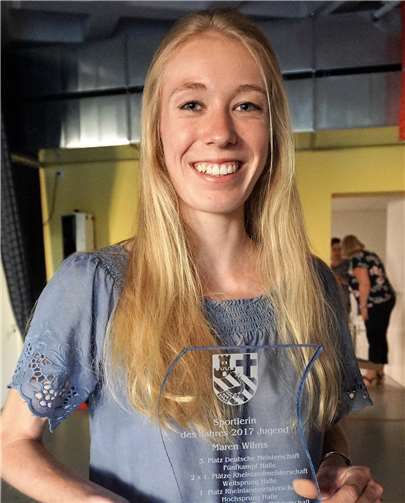 Maren Wilms und Samuel Lam sind Jugendsportler des Jahres 2017 