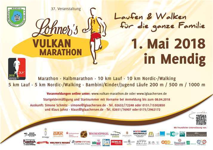 Über 1500 Starter beim Vulkan-Marathon 