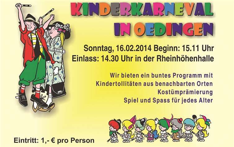 Dritter Oedinger Kinderkarneval