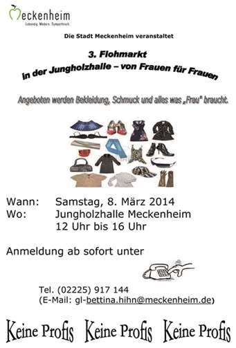 „3. Flohmarkt – von Frauen für Frauen“