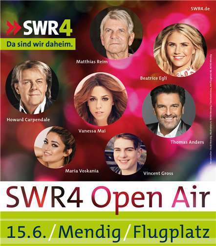 SWR4 Open Air auf dem Flugplatz Mendig