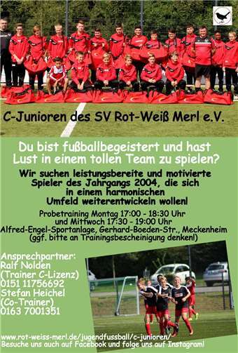 Verstärkung für die kommenden Spielzeiten gesucht